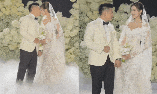 Đám cưới Hoa hậu Đỗ Hà - Viết Vương tại Hà Nội: Cô dâu quá xinh, không gian như vườn cổ tích! 