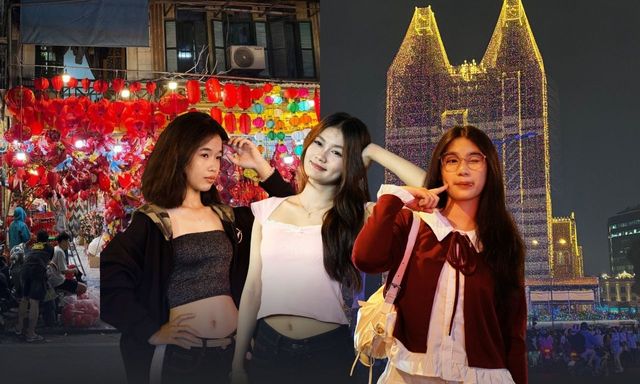 Đêm Noel 24/12: Hàng Mã “merry phát tài”, Nhà thờ Đức Bà nô nức du khách xí chỗ chụp hình