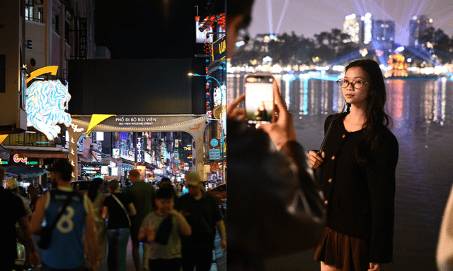 Chưa tới giao thừa mà không khí đã cỡ này: Hồ Gươm lung linh ánh sáng, phố Tây Bùi Viện 