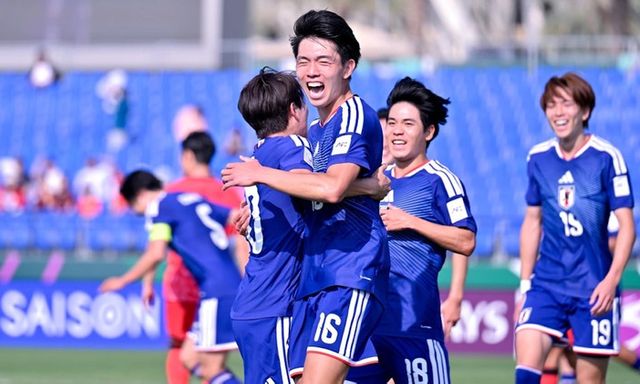 U23 Nhật Bản thắng 