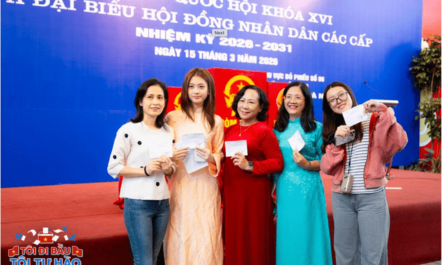 Hôm nay, chúng ta cùng đi bầu cử!