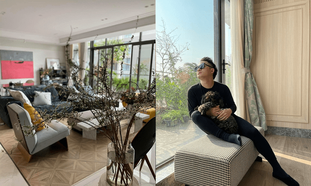 Nam ca sĩ nổi đình đám, nhà trung tâm quận Tây Hồ sang chảnh, hôn nhân viên mãn bên vợ hơn 2 tuổi