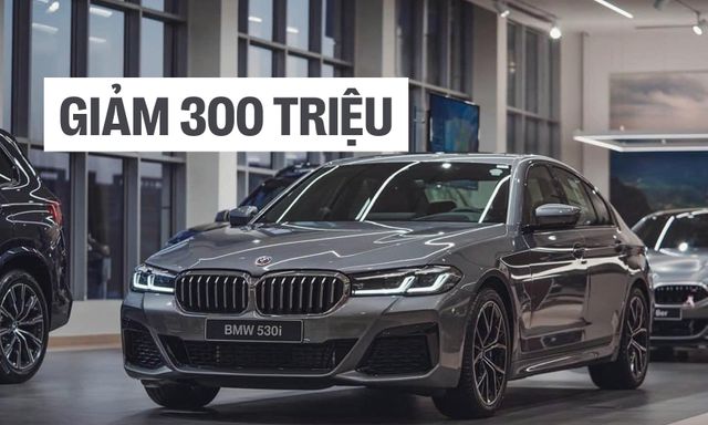 BMW 5-Series giảm giá 300 triệu tại đại lý: Bản ‘full’ còn hơn 2,4 tỷ, rẻ hơn giá khởi điểm của Lexus ES