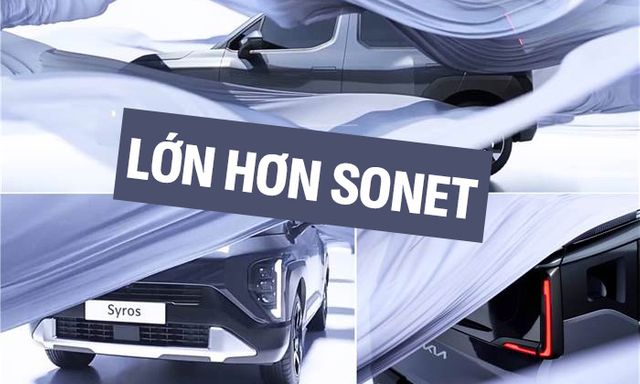 Kia Syros thêm ảnh mới trước ngày ra mắt: Dáng như van dù hãng gọi là SUV, đèn kiểu Stargazer, trang bị sẽ cao cấp hơn Seltos