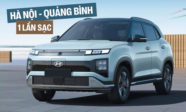 Hyundai Creta điện ra mắt: Mạnh hơn bản xăng, chạy 473km/sạc, mở xe được bằng điện thoại, đồng hồ