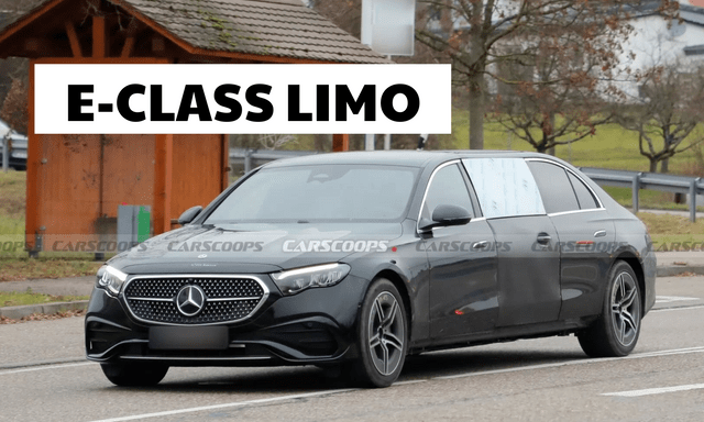 Lộ ảnh Mercedes-Benz E-Class limo: 6 cửa, thân xe dài hơn cả S-Class nhưng vẫn giữ động cơ cũ