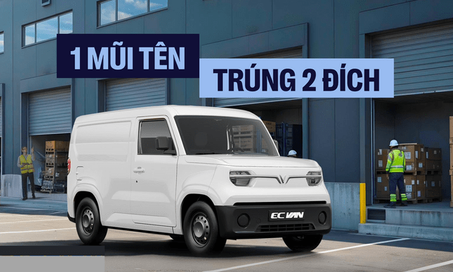 Đặt mua VinFast EC Van, chủ xưởng độ chia sẻ: '1 mũi tên trúng 2 đích, vừa nghiên cứu nâng cấp tính năng, vừa giao hàng phục vụ công việc'
