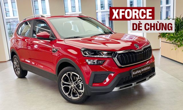 Ảnh thực tế 2 bản Skoda Kushaq tại Việt Nam: Giá dự kiến từ dưới 600 triệu đồng, ra mắt tháng này cạnh tranh Xforce, Creta