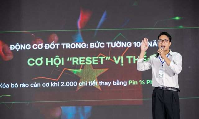 “Động cơ đốt trong là bức tường cản trở 100 năm, Việt Nam có cơ hội reset vị thế trên thế giới bằng xe điện”