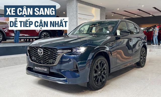 Ảnh thực tế Mazda CX-60 đầu tiên về Việt Nam: Thiết kế khác hẳn nhóm CX-5, CX-8, nội thất cao cấp ‘cận sang’, máy hybrid, bán từ năm sau