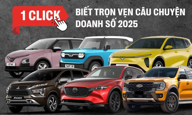 90% xe gầm cao, gần một nửa là xe điện, xe Hàn bị ‘quét sạch’ và nhiều diễn biến mới khác trong top 10 xe bán chạy tại Việt Nam năm 2025