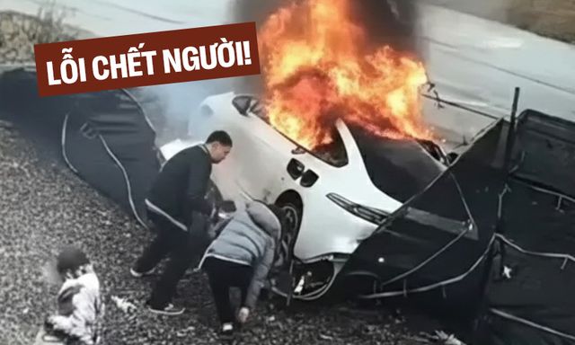 3 người suýt chết trong ô tô cháy vì tay nắm cửa kiểu đang ‘hot’ này không mở được sau tai nạn