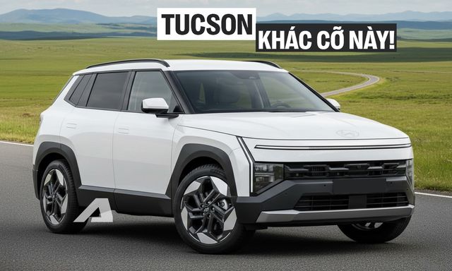 Hyundai Tucson đời mới lột xác cỡ này: Mặt trước như xe điện, góc cạnh nhưng điệu hơn Santa Fe, dễ ra mắt cuối năm nay