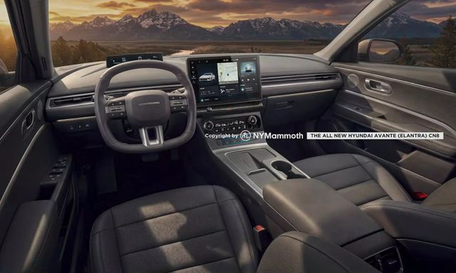 Xem trước nội thất Hyundai Elantra đời mới: Sang, xịn hơn Civic, Mazda3 với màn hình lớn, lược bỏ nhiều nút bấm