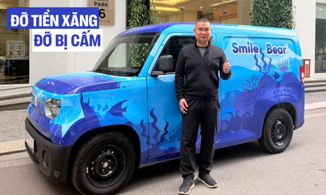 Giám đốc ở Hà Nội sắm VinFast EC Van thay xe tải chở hàng trong phố, tính trải nghiệm lái xuyên Việt khi có thời gian