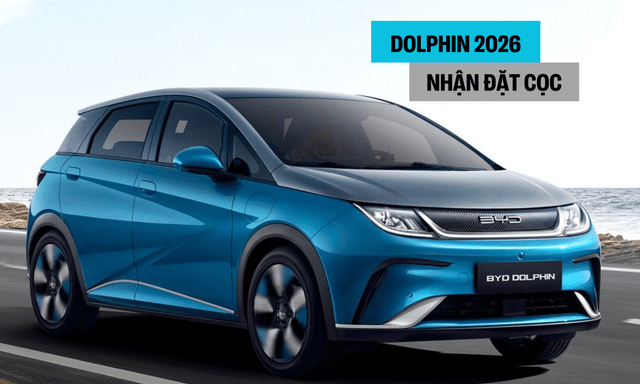 BYD Dolphin 2026 nhận đặt cọc: nhiều nâng cấp, đổi nguồn nhập, giảm giá đáng kể nhưng vẫn đắt hơn Thái Lan
