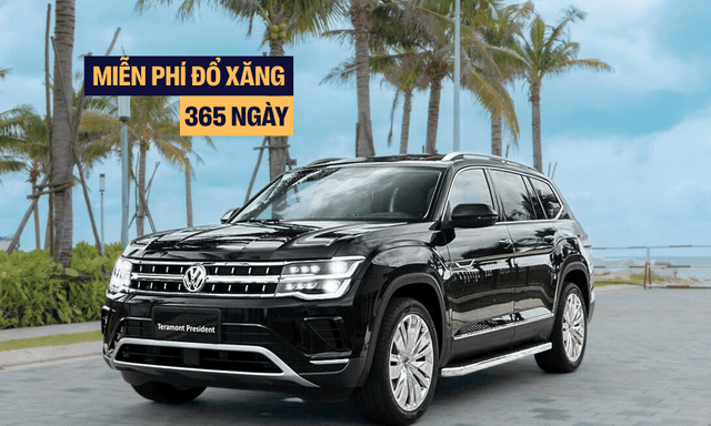 Volkswagen ‘tặng xăng’ cho khách Việt mua xe: Quy đổi tới gần 1.200 lít, có thể đi được cả năm