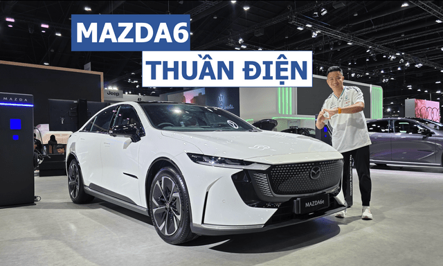 Ngắm Mazda 6e thuần điện: Sạc đầy đi 600 km, khó tìm được đối thủ khi về Việt Nam