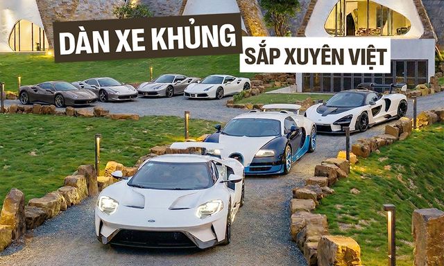 HOT: “Hành trình từ trái tim” trở lại bằng chuyến xuyên Việt hàng nghìn km, dàn siêu xe, xe sang của ông Đặng Lê Nguyên Vũ được dịp phô diễn