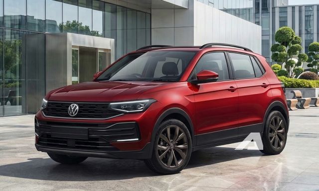 VW Taigun 2026 lộ diện trên đường: Mặt trước hiện đại hơn, dễ có màn hình lớn như ‘anh em’ Kushaq, cạnh tranh Seltos, Creta