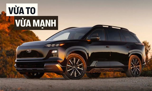 Subaru Gateway ra mắt: SUV cỡ lớn với 3 hàng ghế, dùng công nghệ Toyota, mạnh 420hp, chạy gần 500km/sạc