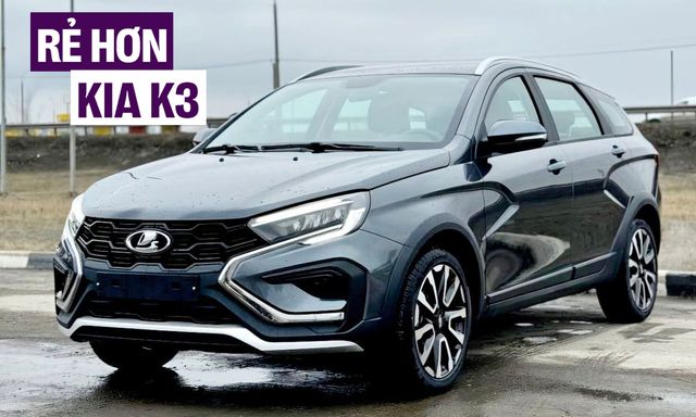 Lada Vesta SW Cross lộ giá 549 triệu đồng tại Việt Nam: Ngang cỡ Mazda3, màn hình kiểu Volvo, từng có chiếc lăn bánh trên đường