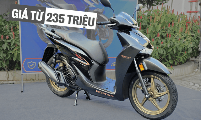 Honda SH 2026 nhập Ý về Việt Nam: Đắt nhất hơn 300 triệu, trải dài từ 150i đến 350i