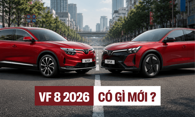 VinFast VF 8 thế hệ mới khác gì đời trước, 30 giây nhìn qua bảng này biết ngay câu trả lời