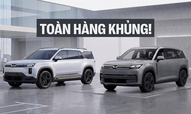 Lộ 2 SUV VinFast hoàn toàn mới: Kích thước lớn như VF 9, dáng góc cạnh kiểu Land Rover, có điểm gần giống VF 8 vừa ra mắt