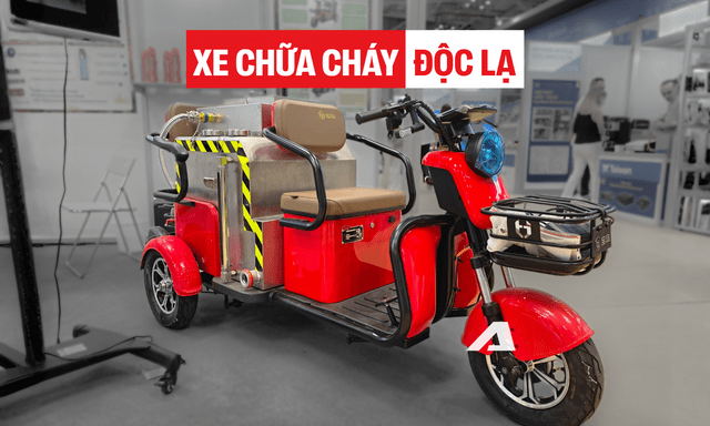 Soi xe chữa cháy điện mini tại TP.HCM: Dễ luồn lách trong hẻm nhỏ, lắp sẵn bồn nước 190 lít, triển khai trong vòng 35 giây