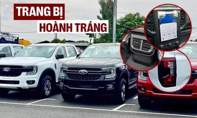 Ford Ranger bản rẻ nhất nâng cấp tại Việt Nam: Giá không đổi, hộp số 10 cấp, màn lớn, gương điện cùng nhiều điểm mới khác, tăng áp lực cho Hilux