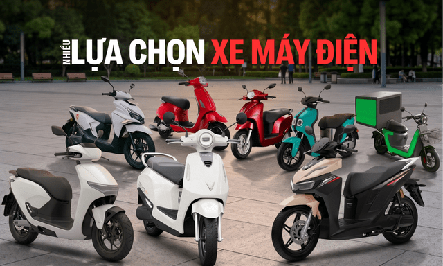 7 hãng xe máy điện đang bán gì ở Việt Nam: Nhiều xe rẻ như mua điện thoại, đắt nhất cũng chưa bằng tiền mua Honda SH