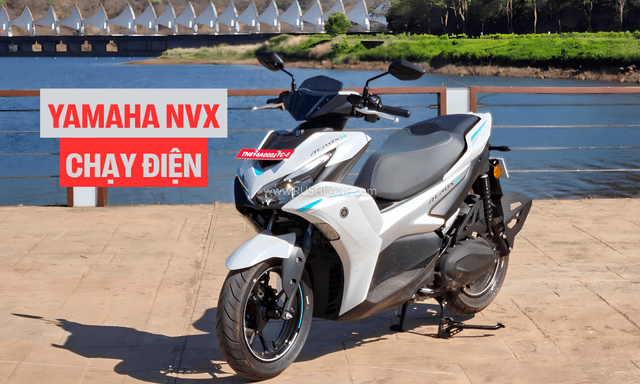 Yamaha NVX bản thuần điện mở bán: Kiểu dáng y hệt xe xăng, 'hy sinh' cốp để đặt pin, đi được 117 km/sạc
