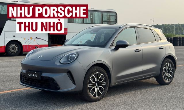 Sờ tận tay GWM ORA 5 được lên lịch về Việt Nam: Đầu điệu như Porsche, ngang cỡ CX-5, máy hybrid, dễ được miễn thuế nhập khẩu 