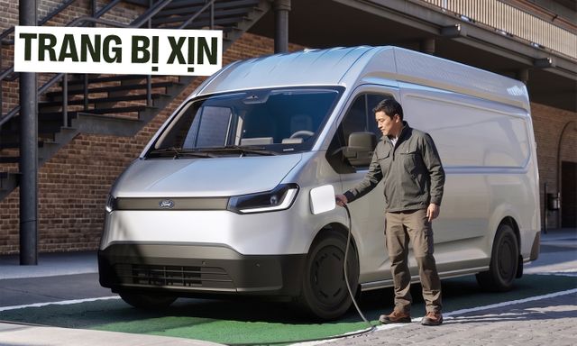 Ford Transit City - Phiên bản tối ưu chở hàng nhưng có hẳn màn hình lớn, ADAS, động cơ điện chạy hơn 380km/sạc