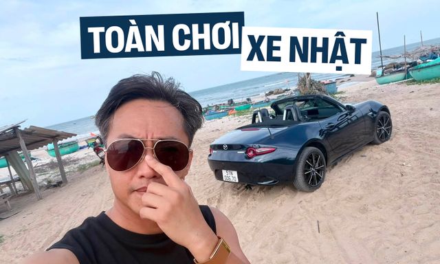 Cường ‘Đô la’ đem Mazda MX-5 đi vầy cát biển: Màu sơn mới khác dàn xe đang có, bộ sưu tập JDM số sàn nay lên tới 4 chiếc?
