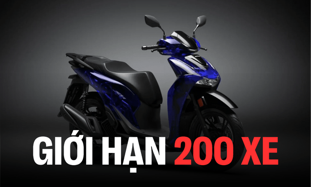 Honda SH bản giới hạn 200 chiếc sắp về Việt Nam: Động cơ 150cc, dàn áo trong suốt phong cách Vetro, giá dự kiến không dưới 200 triệu