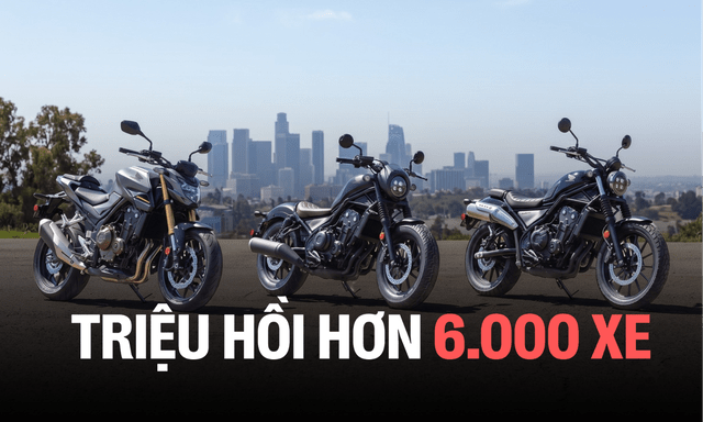 Hơn 6.000 xe máy Honda tại Việt Nam dính án triệu hồi: Tiềm ẩn nguy cơ trượt ngã và cháy nổ, tất cả là xe nhập Thái và Nhật