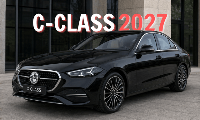 Mercedes-Benz C-Class 2027 lộ diện: 'Học' BMW làm lưới tản nhiệt khổng lồ, nhiều chi tiết thừa hưởng từ E-Class và S-Class