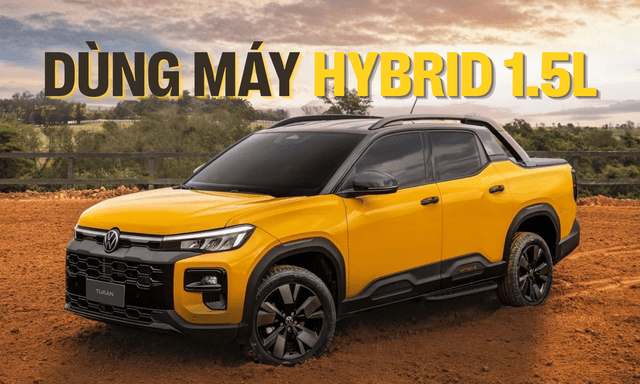Volkswagen Tukan lộ diện: Bán tải nhỏ hơn Ford Ranger, dùng máy hybrid 1.5L, có tùy chọn cabin đơn lẫn cabin kép