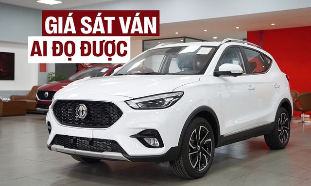 MG ZS giảm giá kỷ lục tại đại lý: Thực tế còn từ 395 triệu đồng, cạnh tranh Seltos, Creta bằng giá rẻ hơn cả Morning, i10
