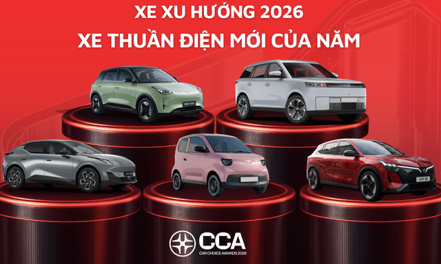 Đừng vội xuống tiền mua xe điện năm nay nếu chưa xem qua 5 gợi ý này của Car Choice Awards 2026