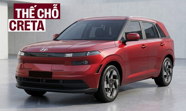SUV Hyundai mới sắp ra mắt sẽ hợp nhất cả Kona và Creta đang bán ở Việt Nam: Dài hơn, dáng góc cạnh hơn, tiện nghi ‘vượt phân khúc’