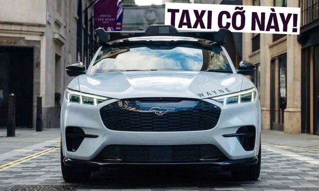 Ford Mustang Mach-E làm taxi, tài xế không cần cầm lái nhờ công nghệ AI tích hợp