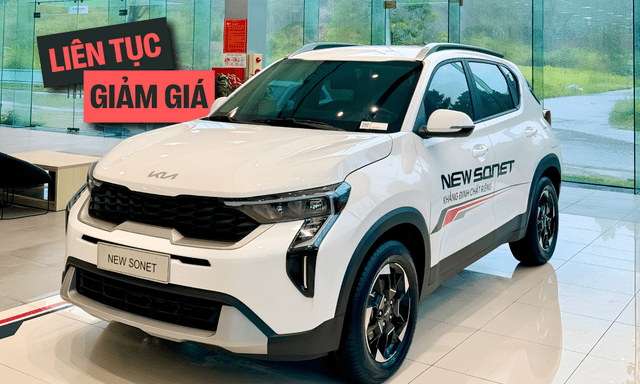 Kia Sonet lại tạo 'đáy' mới, giá thực tế chưa đến 440 triệu