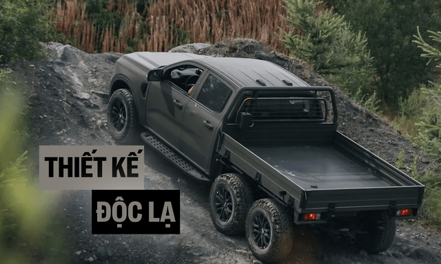 Hàng hiếm Ford Ranger 6 bánh, có tiền cũng khó mua được