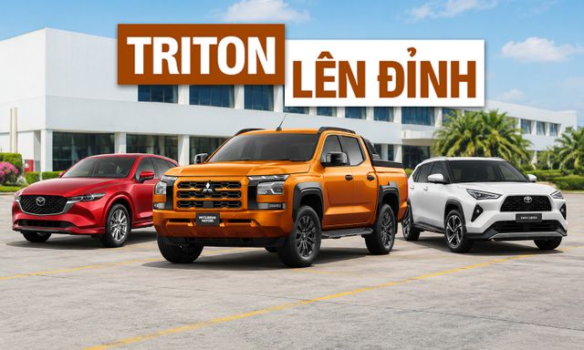10 xe xăng dầu bán chạy nhất tháng 8 tại Việt Nam thì 4 mẫu của Mitsubishi với Triton lập kỷ lục đứng top 1, Seltos là xe Hàn duy nhất