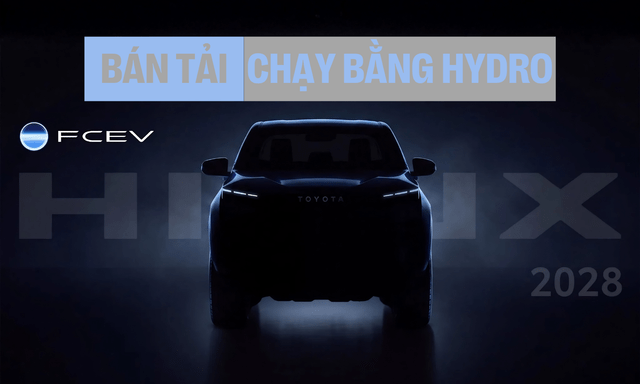 Toyota Hilux dùng động cơ hydrogen lộ diện: Đi hơn 400 km, nạp nhiên liệu nhanh như đổ xăng, ra mắt năm 2028