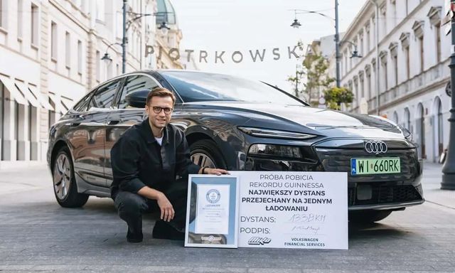 Audi A6 bản điện lập kỷ lục chạy 1.338km không cần sạc lại