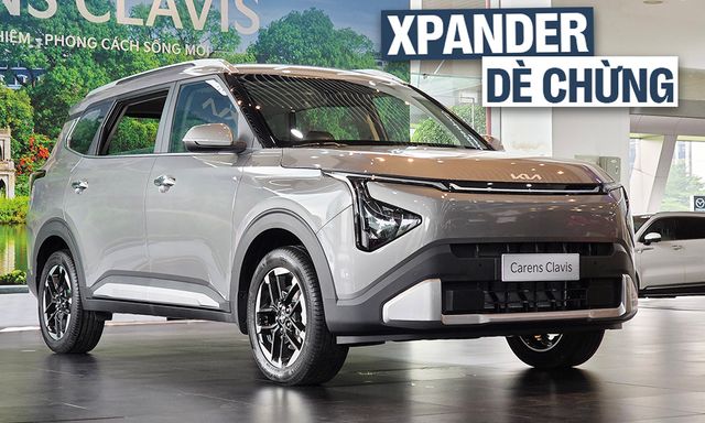 Xem thực tế Kia Carens Clavis tại Việt Nam: Thiết kế bắt mắt hơn, có phanh điện tử, cửa nóc, ADAS, cạnh tranh Xpander, BR-V
